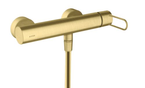 AXOR-HG-AXOR-Uno-Einhebel-Brausemischer-Aufputz-mit-Buegelgriff-Brushed-Brass-38621950 gallery number 1